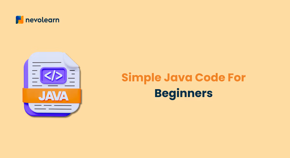Simple Java Code For Beginners